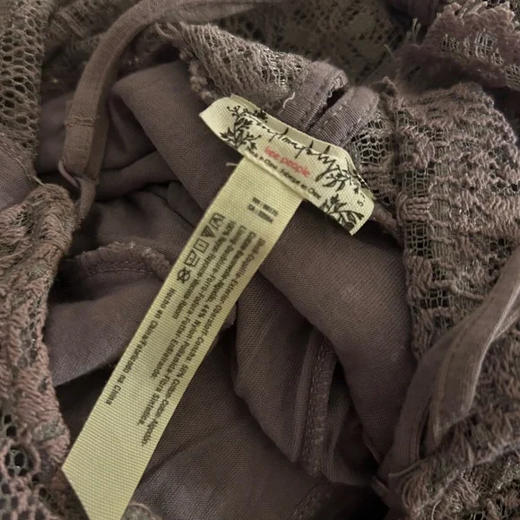 Intimately Free People She's Got It Crochet Lace Mini Slip dress size S - Picture 3 of 11